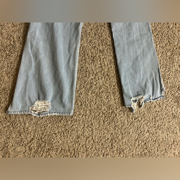 MOTHER The Insider Crop Step Chew in Mentally Elsewhere Size 28 Blue Cotton Mix - Picture 8 of 12